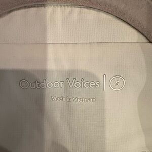 Outdoor Voices Cream Top